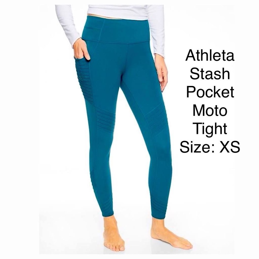 Athleta Stash Pocket Moto Tight Size: XS